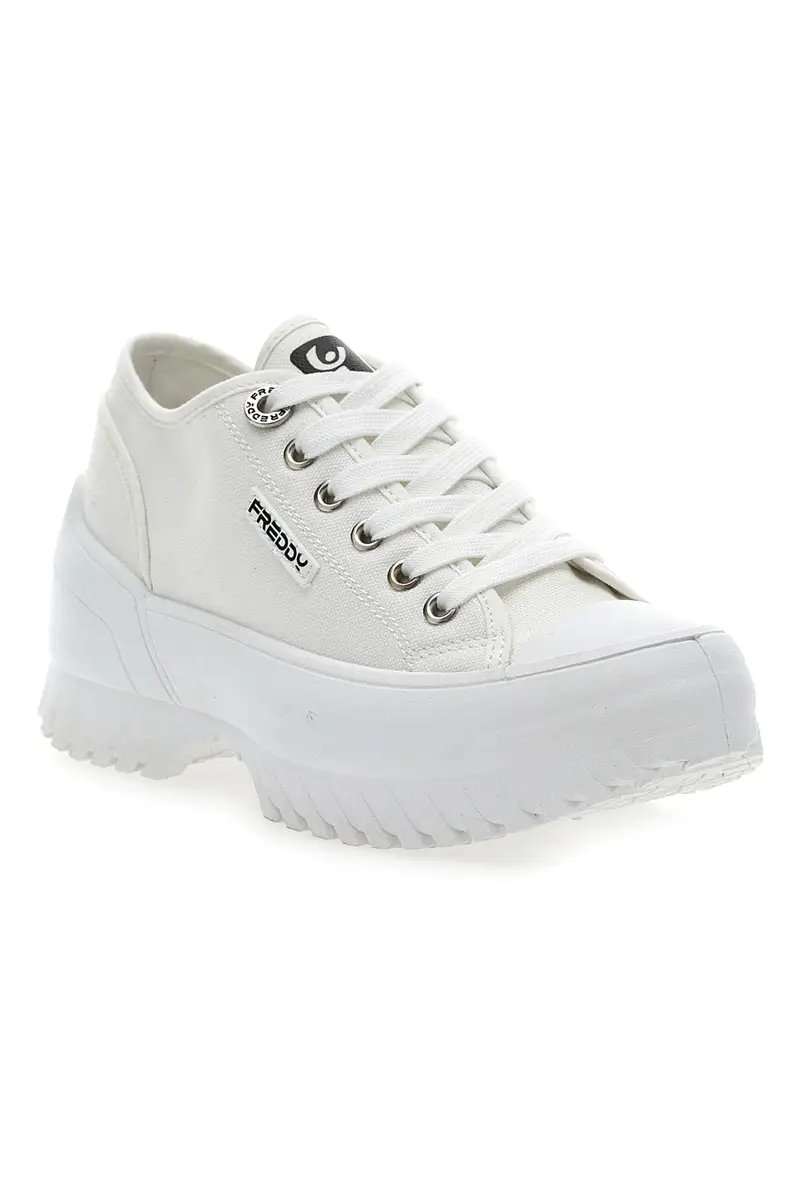 Sneakers Bianche Con Suola Platform Bianca FREDDY FY7601 miniatura 2