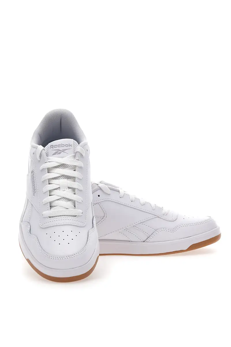 Sneakers Bianche con Tomaia in Pelle Reebok Court Advance miniatura 2