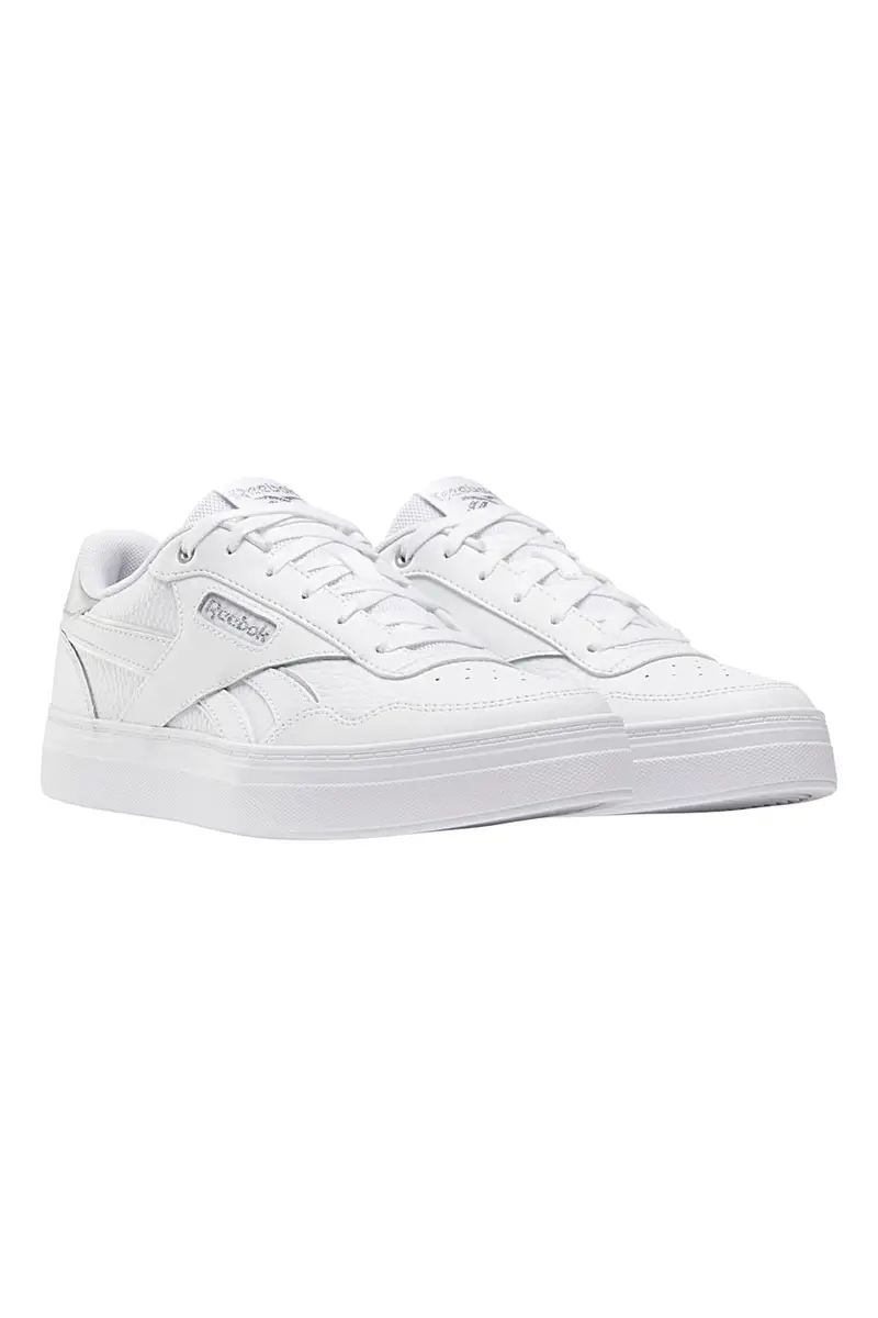 Sneakers Bianche con Tomaia in Pelle Reebok Court Advance Bold miniatura 2