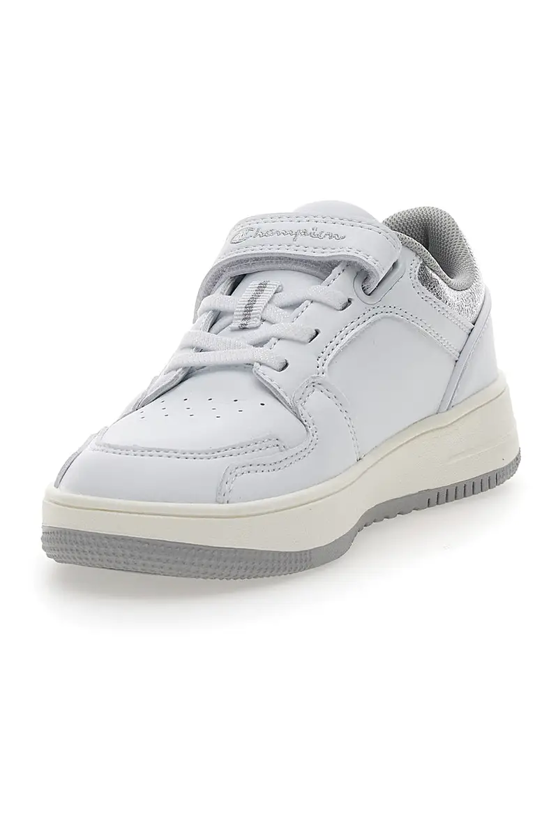 Sneakers Bianche Con Velcro Champion Rd18 Foil Low Ps miniatura 3