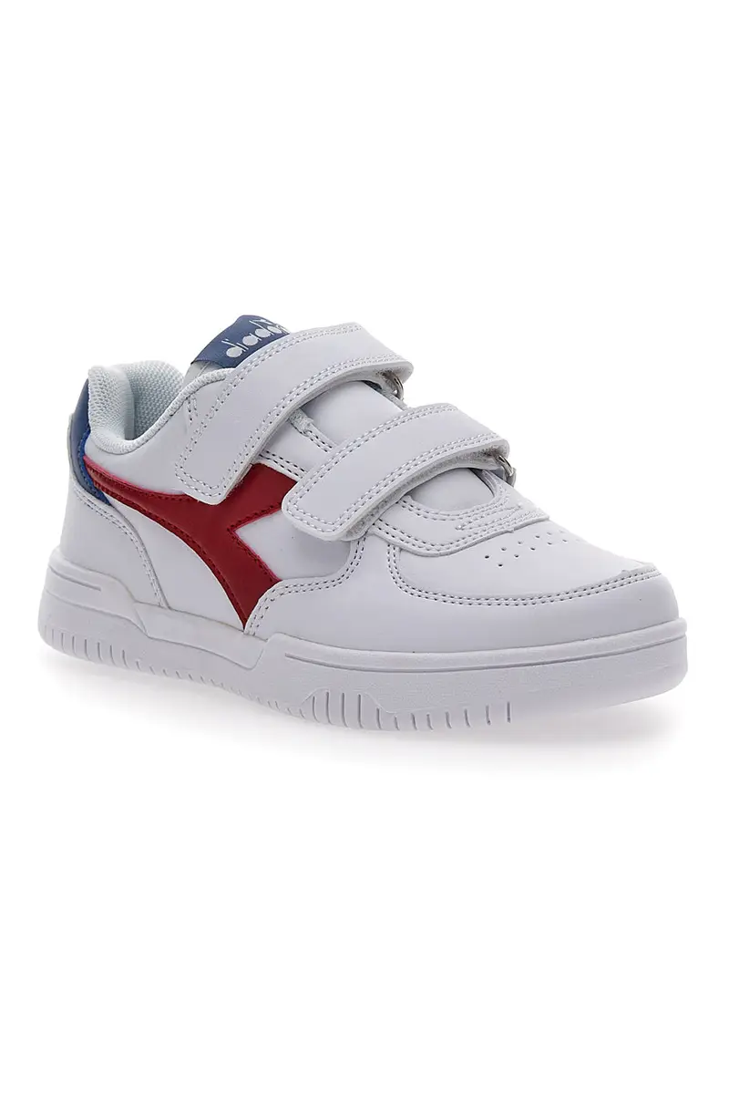Sneakers Bianche con Velcro Diadora Raptor Low PS miniatura 2