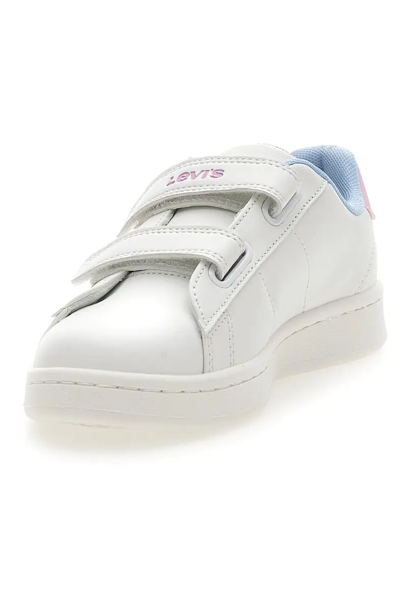 Sneakers Bianche con Velcro LEVI'S 4726 miniatura 3