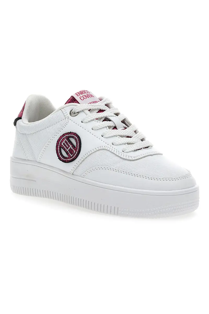 Sneakers Bianche Coveri Power Pu Mix miniatura 2