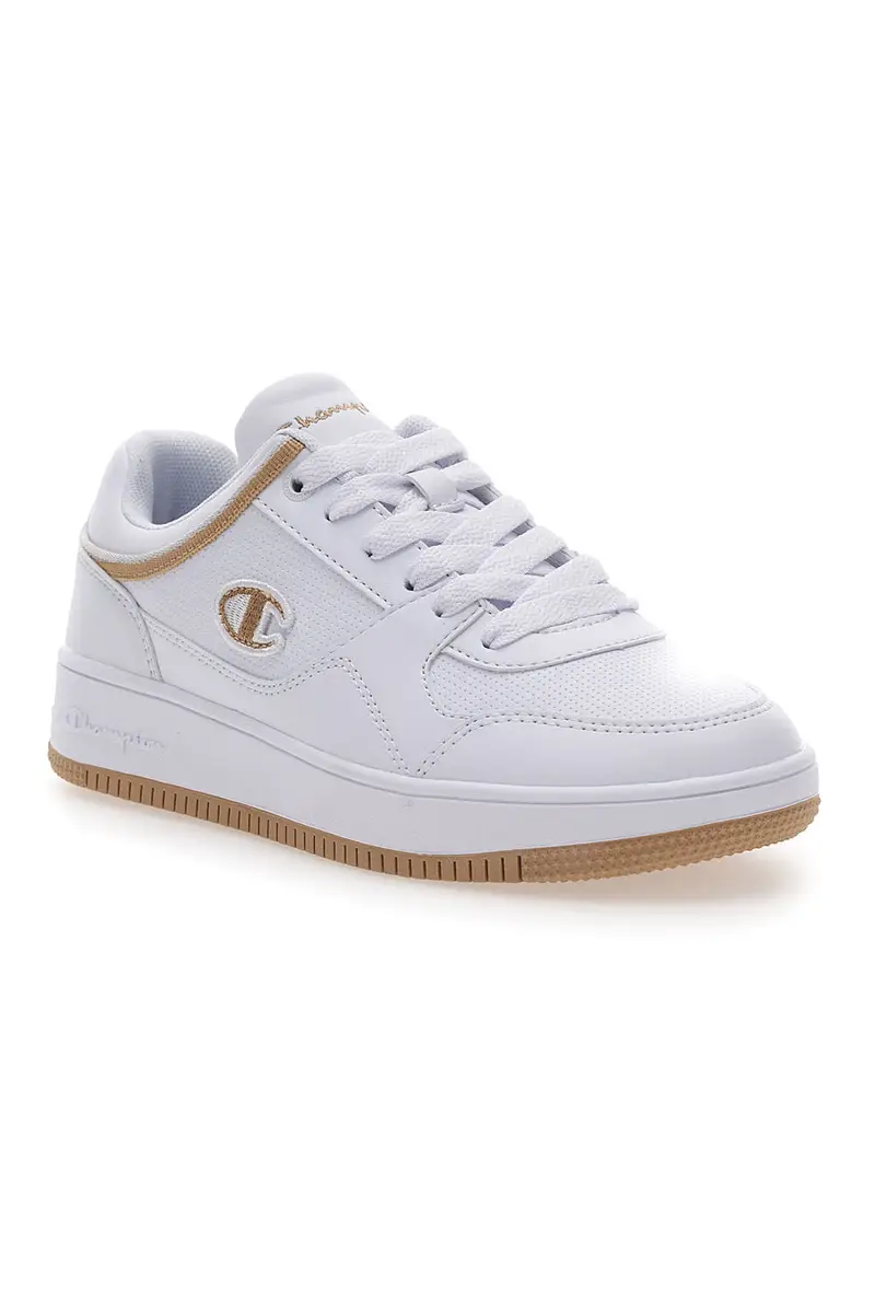 Sneakers bianche dettaglio beige CHAMPION RD18 LOW miniatura 2