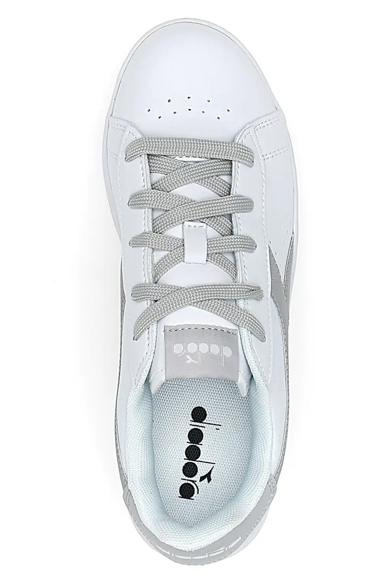 Sneakers Bianche e Argento con Lacci DIADORA GAME P CAMO GS miniatura 3