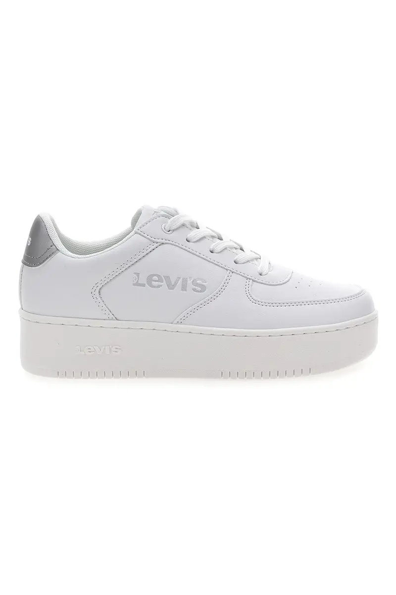 Sneakers Bianche e Argento con Platform LEVI'S NEW UNION BOLD