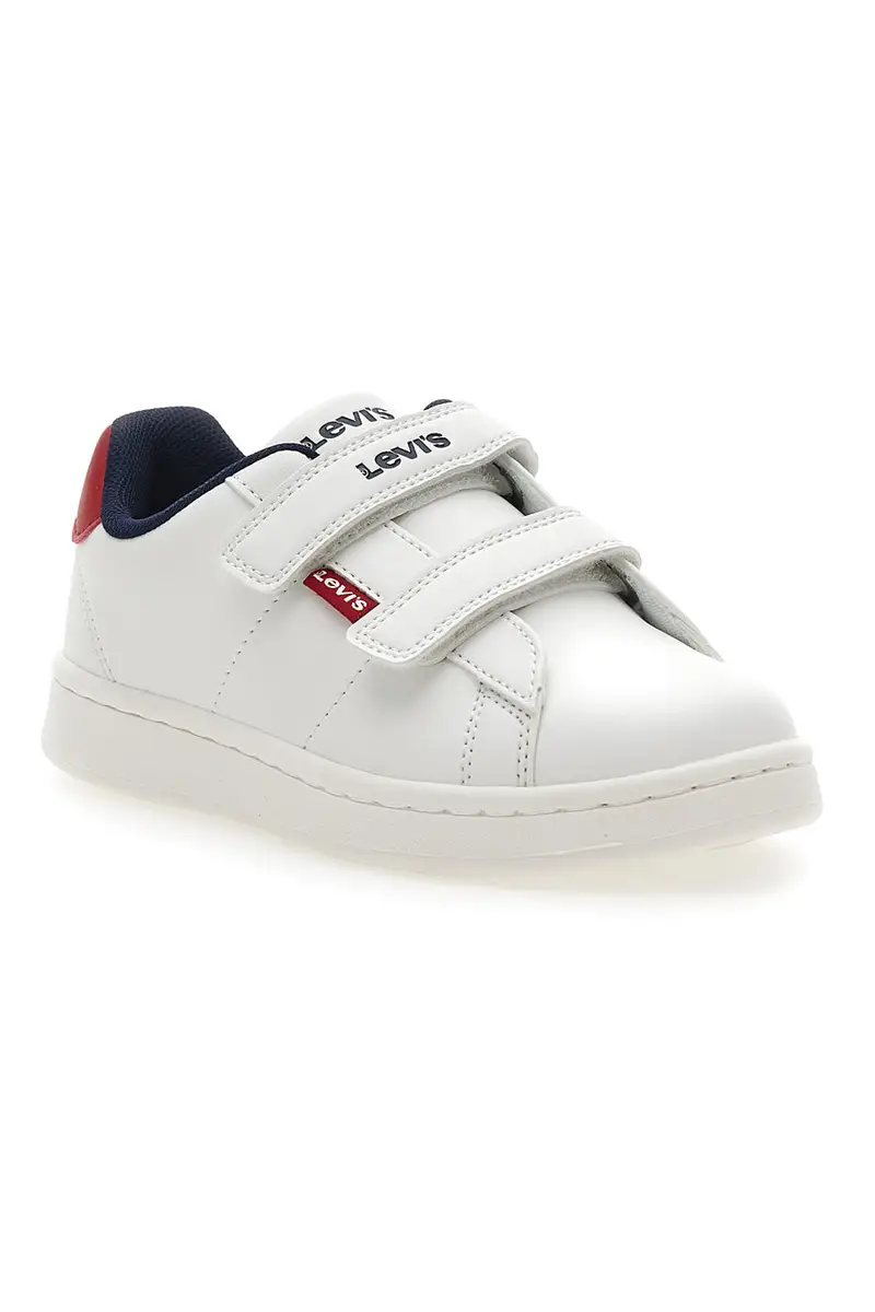 Sneakers Bianche e Blu con Velcro LEVI'S 0218 miniatura 2