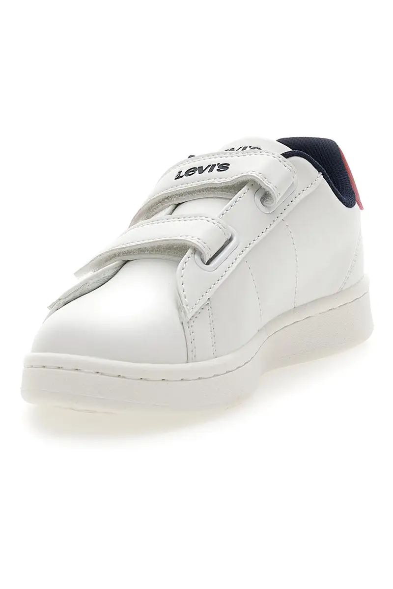 Sneakers Bianche e Blu con Velcro LEVI'S 0218 miniatura 3