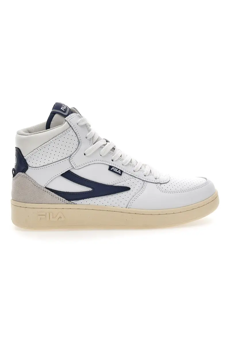 Sneakers Bianche e Blu Fila Sevaro Mid miniatura 2
