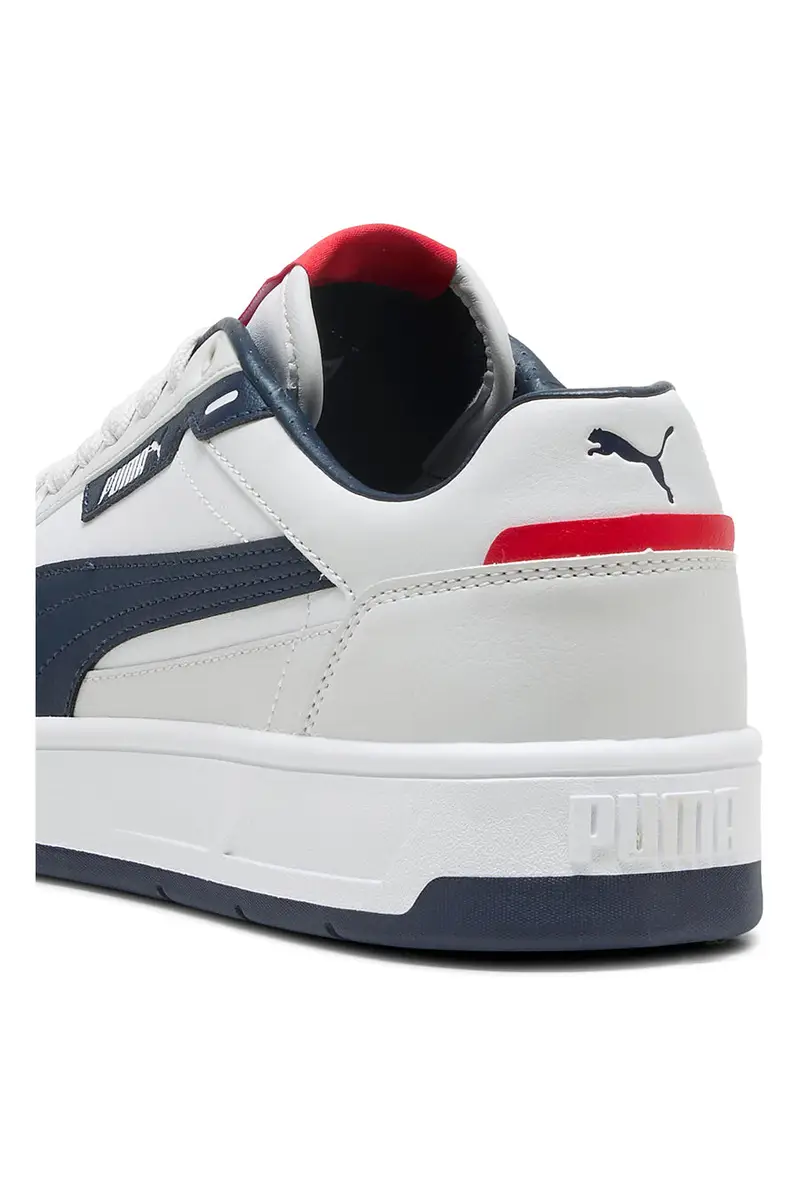 Sneakers Bianche e Blu Puma Court Classic Street miniatura 3
