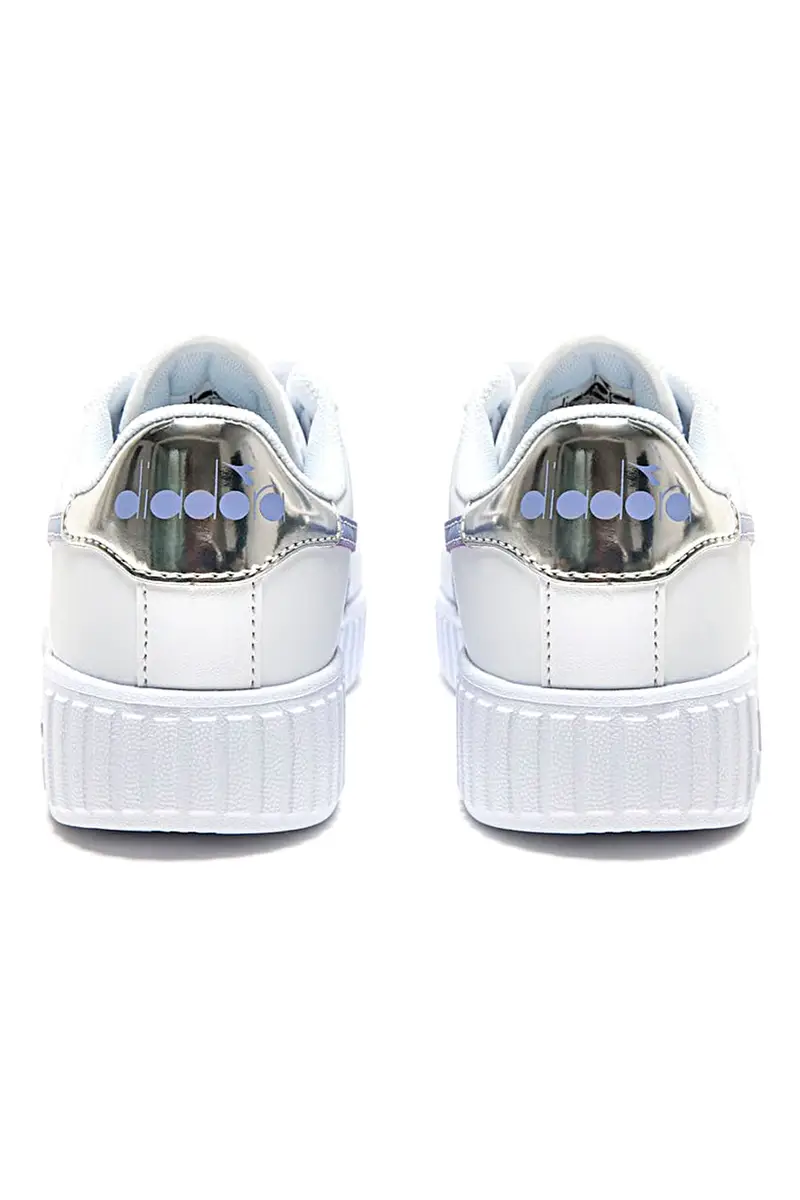 Sneakers Bianche e Celeste Diadora Game Step PS 2 miniatura 2