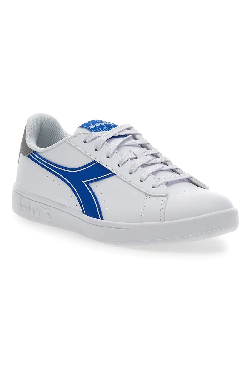 Sneakers Bianche e Fregio Blu Diadora Torneo Athletic miniatura 2