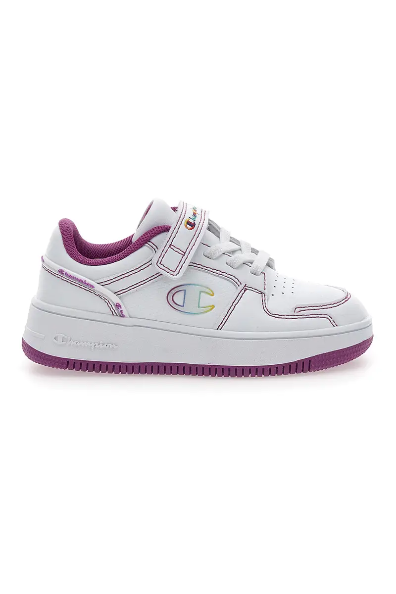 Sneakers Bianche e Fuxia con tomaia traforata CHAMPION RB18 2.0 LOW G TD