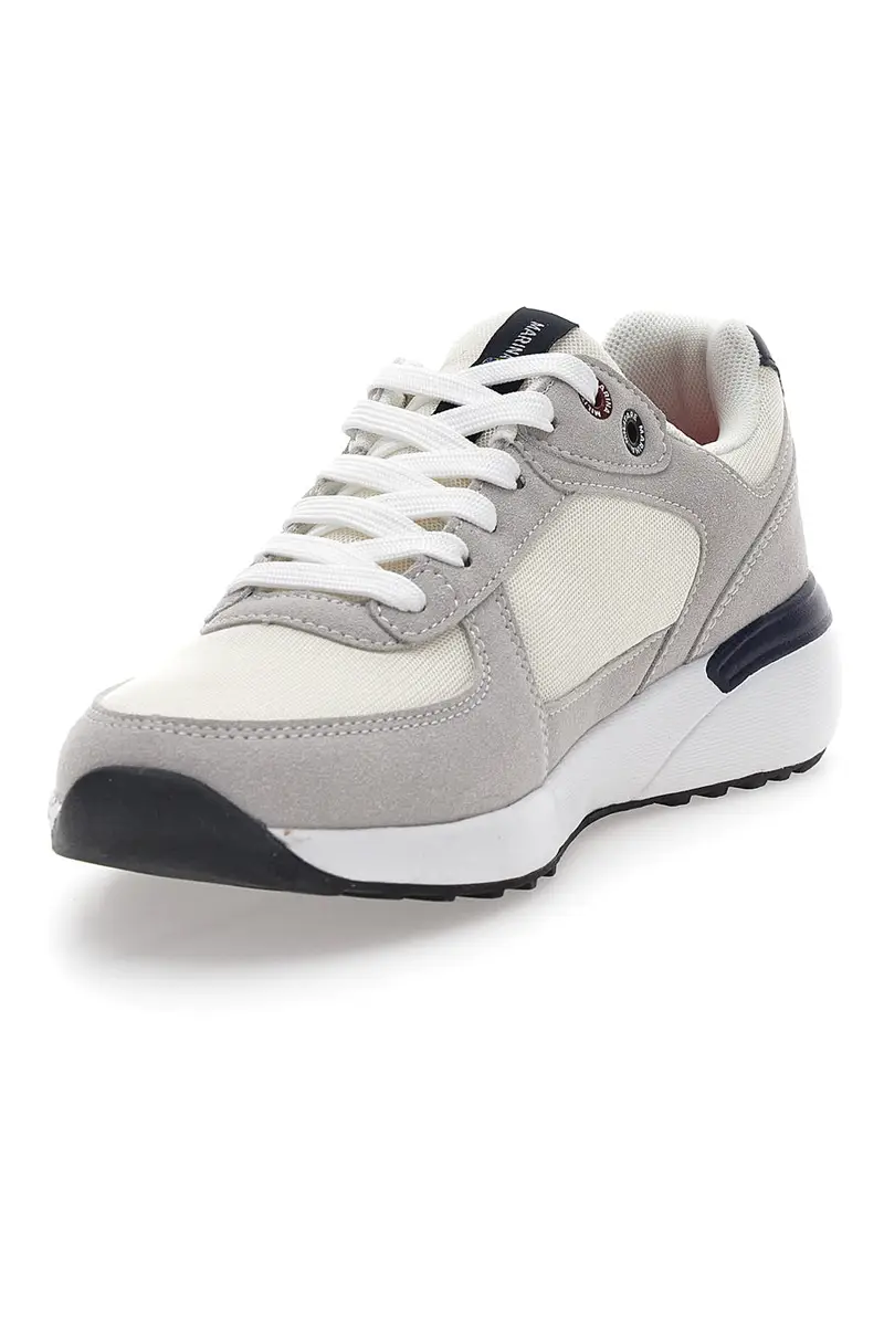 Sneakers Bianche e Grigie Con Memory Soft Marina Militare MM2281 miniatura 3