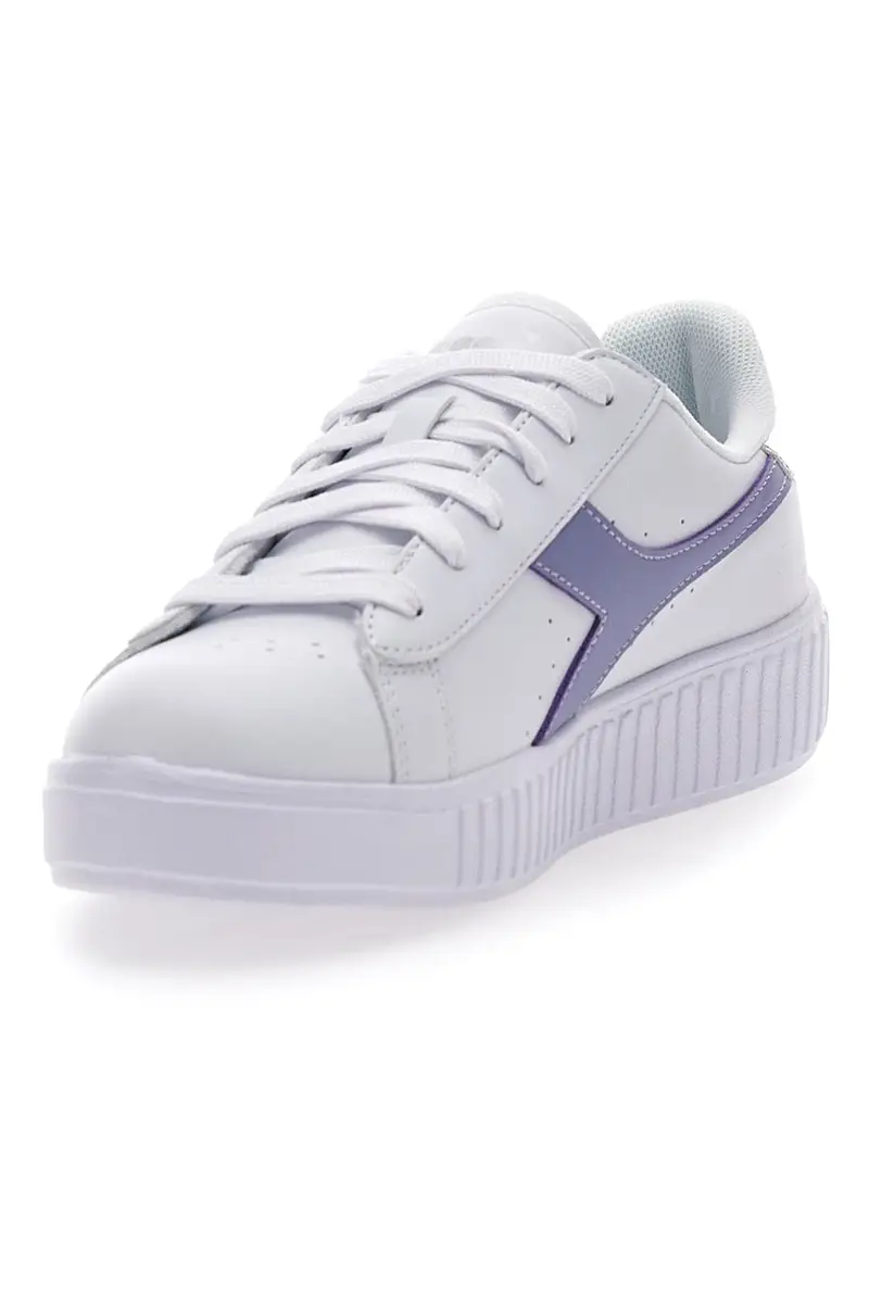 Sneakers Bianche e Lilla DIADORA GAME STEP GS 2 miniatura 3
