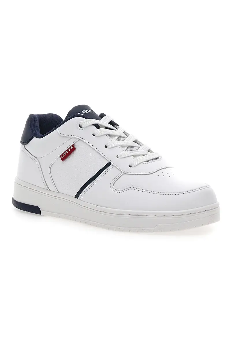 Sneakers Bianche e Navy Levi's Kick SE miniatura 2