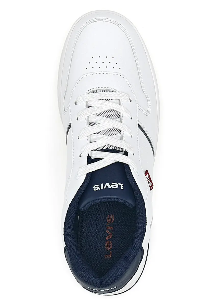 Sneakers Bianche e Navy Levi's Kick SE miniatura 3