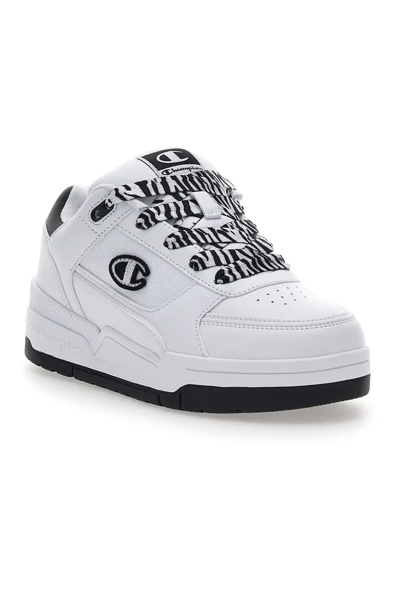 Sneakers Bianche e Nere Champion Rebound Heritage Skate miniatura 2