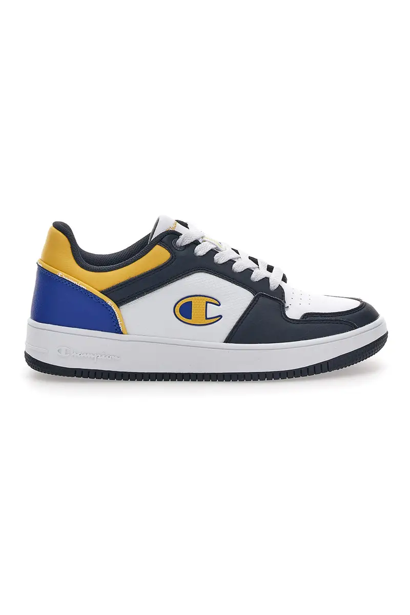 Sneakers Bianche e Nere con Lacci Champion Rebound 2.0 Low