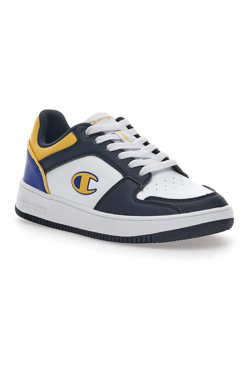 Sneakers Bianche e Nere con Lacci Champion Rebound 2.0 Low miniatura 2