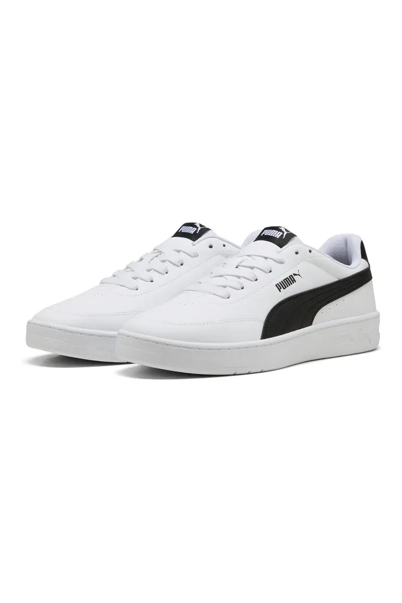 Sneakers Bianche e Nere Puma Court Classic Clean miniatura 2