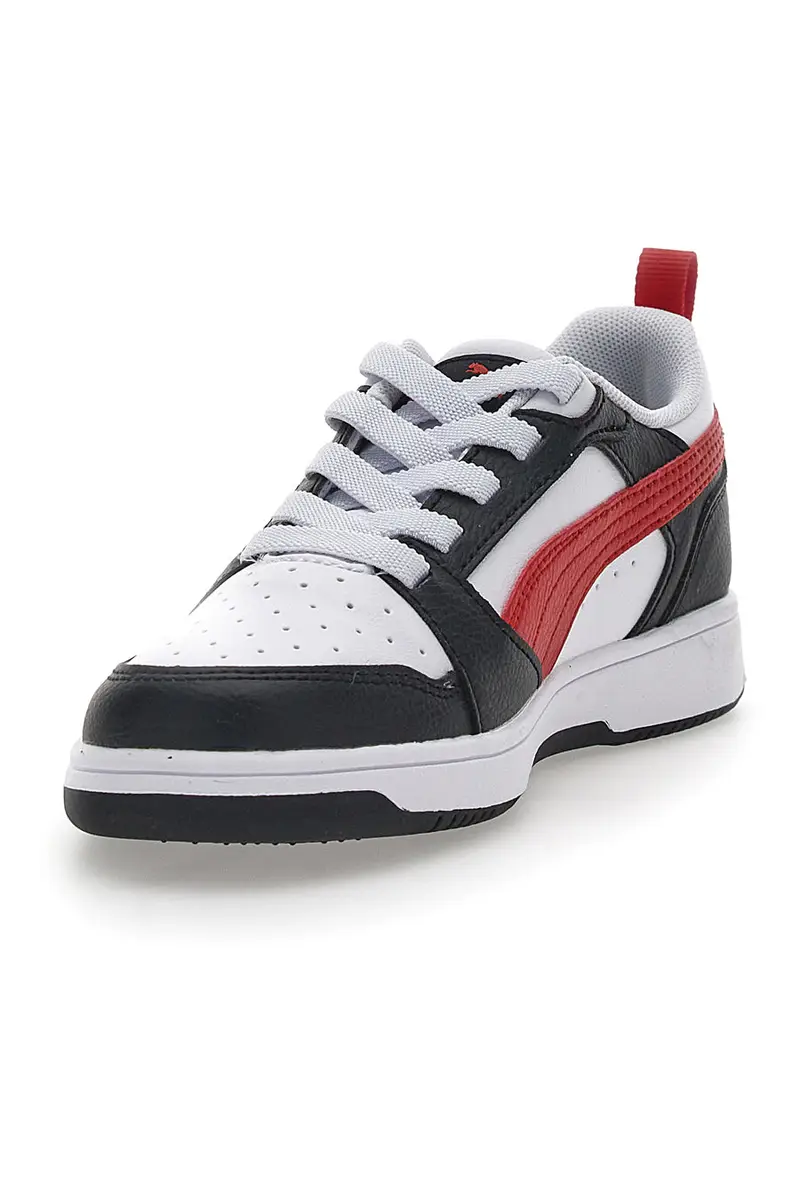Sneakers Bianche e Nere Puma Rebound V6 Lo Ac Ps miniatura 3