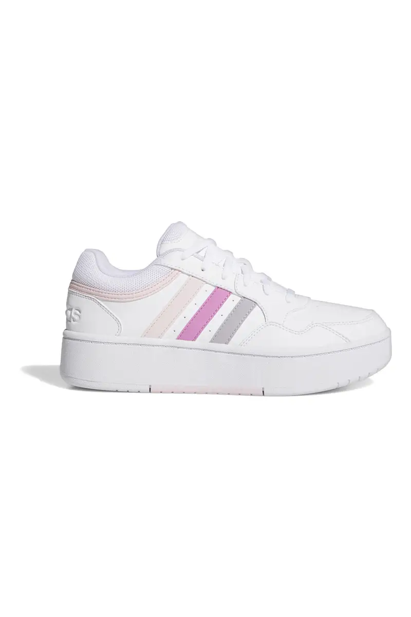 Sneakers Bianche e Rosa Adidas Hoops 3 Bold W