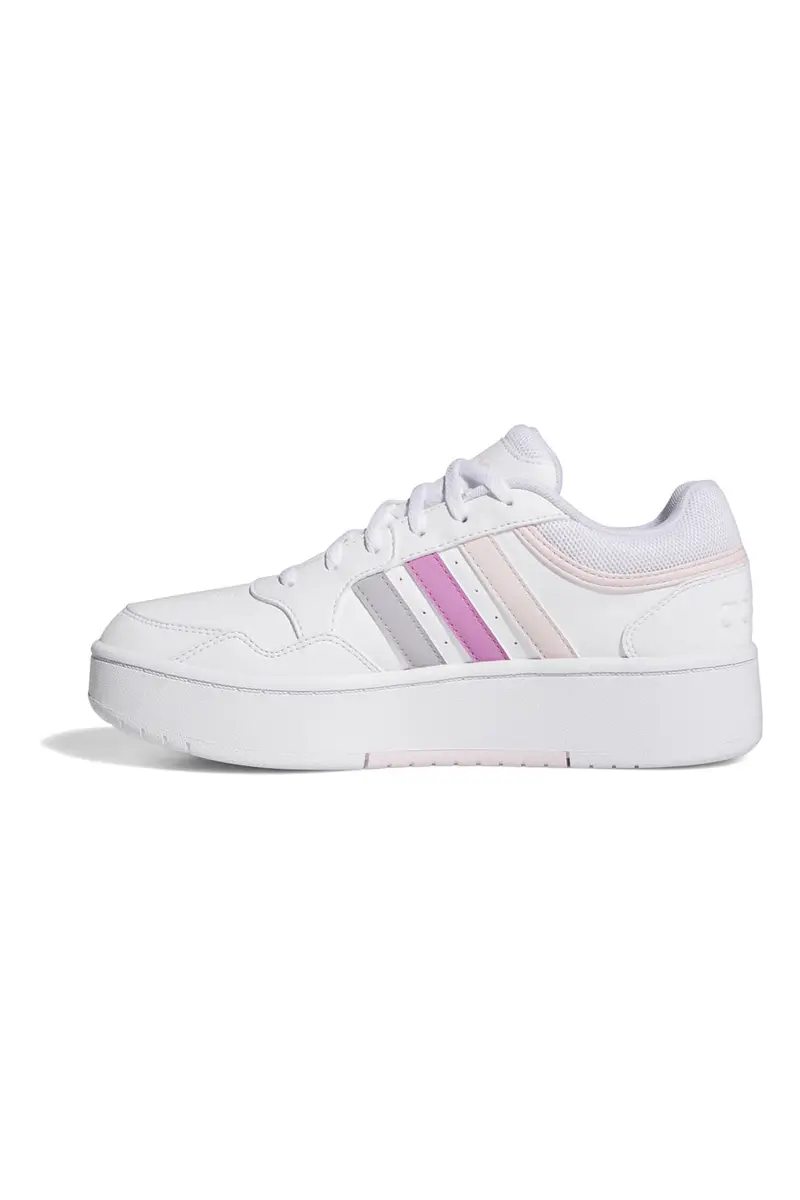 Sneakers Bianche e Rosa Adidas Hoops 3 Bold W miniatura 2