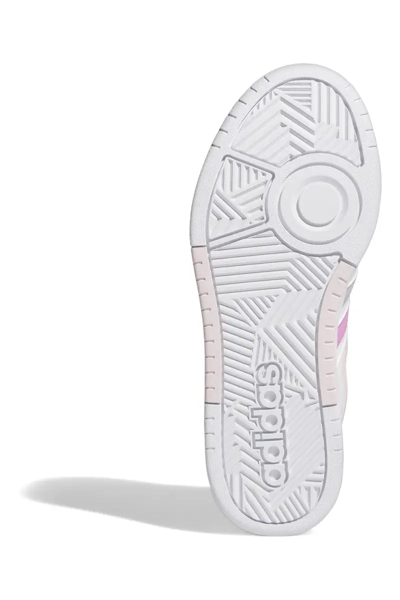 Sneakers Bianche e Rosa Adidas Hoops 3 Bold W miniatura 3