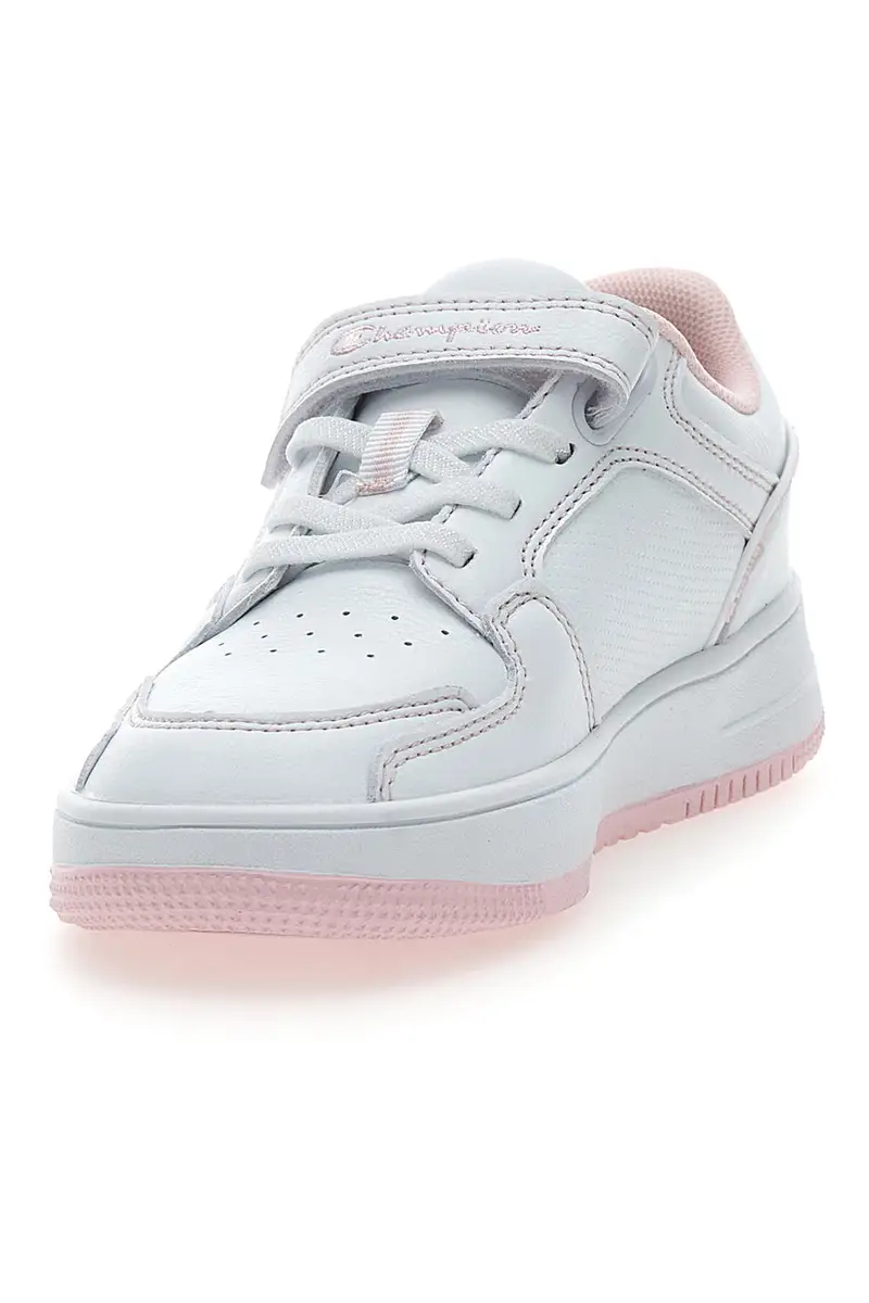 Sneakers Bianche e Rosa Champion RD18 2 Low G Ps miniatura 3