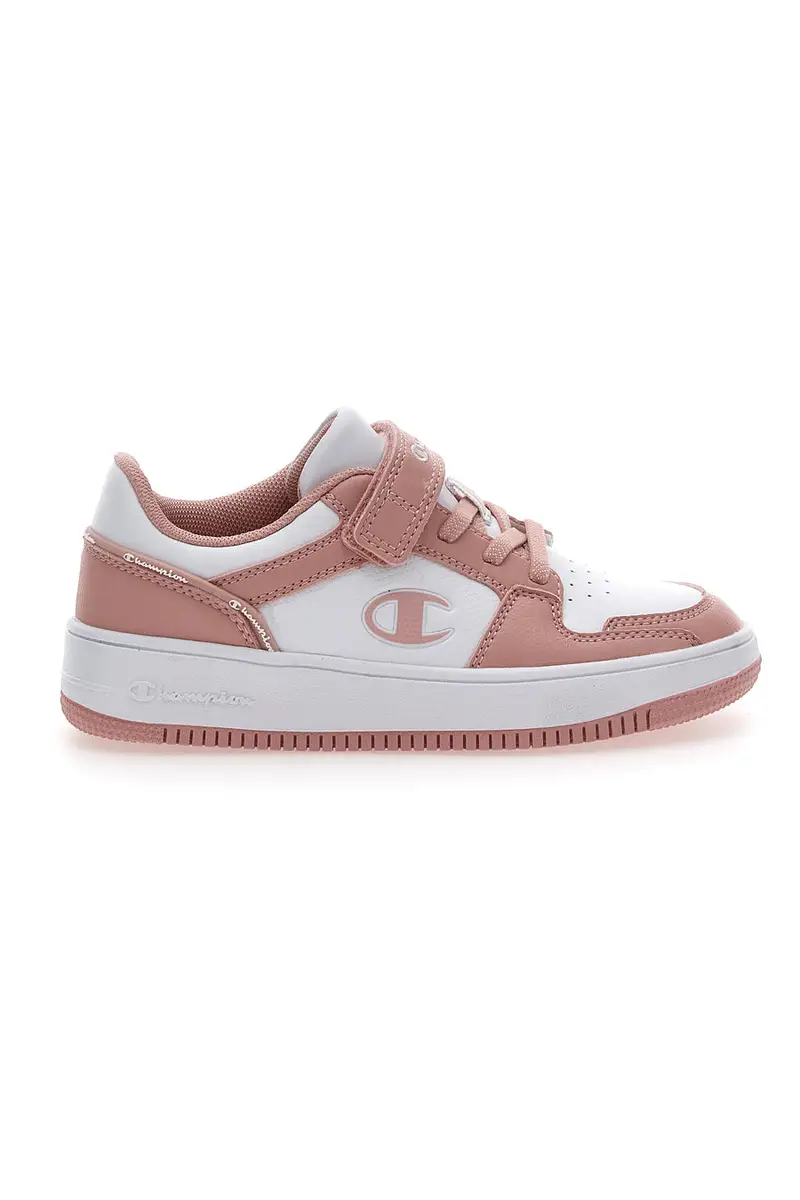 Sneakers Bianche e Rosa Champion Rebound 2 Low G Ps