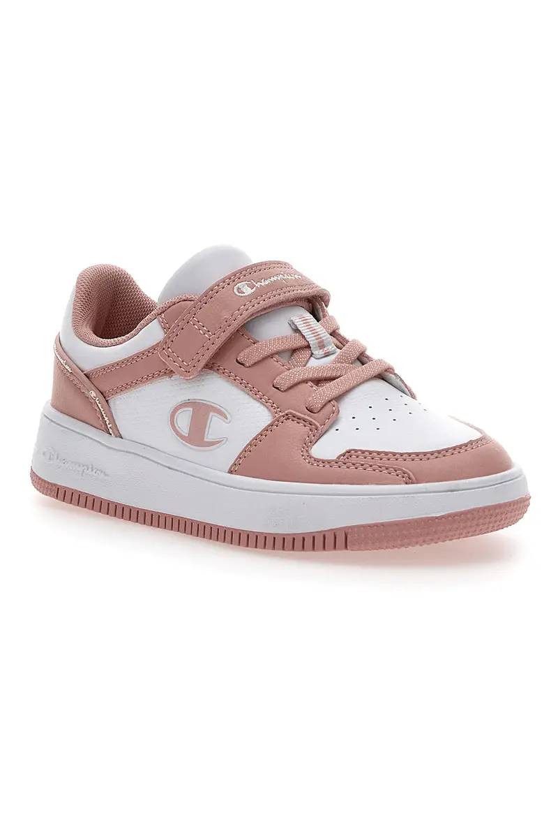 Sneakers Bianche e Rosa Champion Rebound 2 Low G Ps miniatura 2