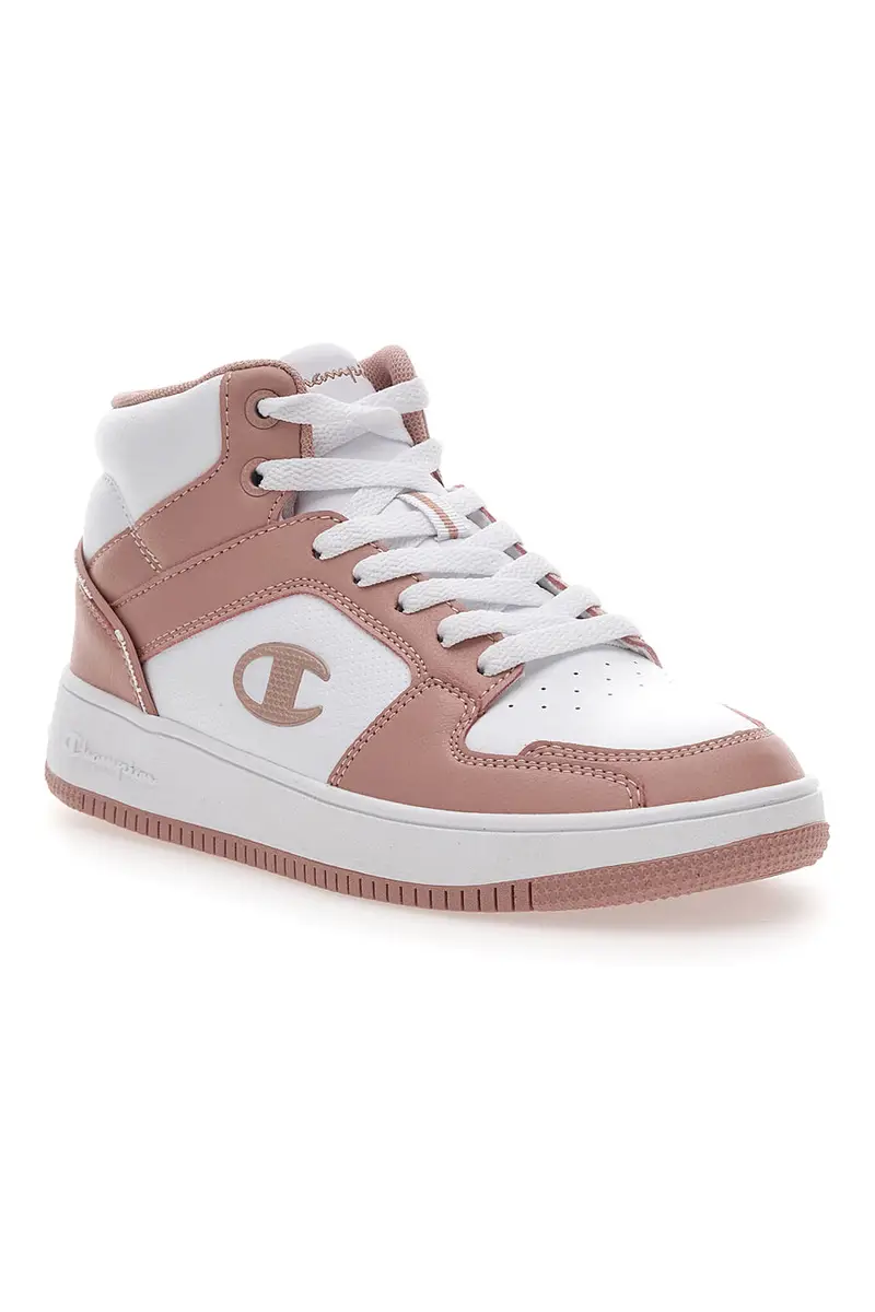 Sneakers Bianche e Rosa Champion Rebound 2 Mid miniatura 2