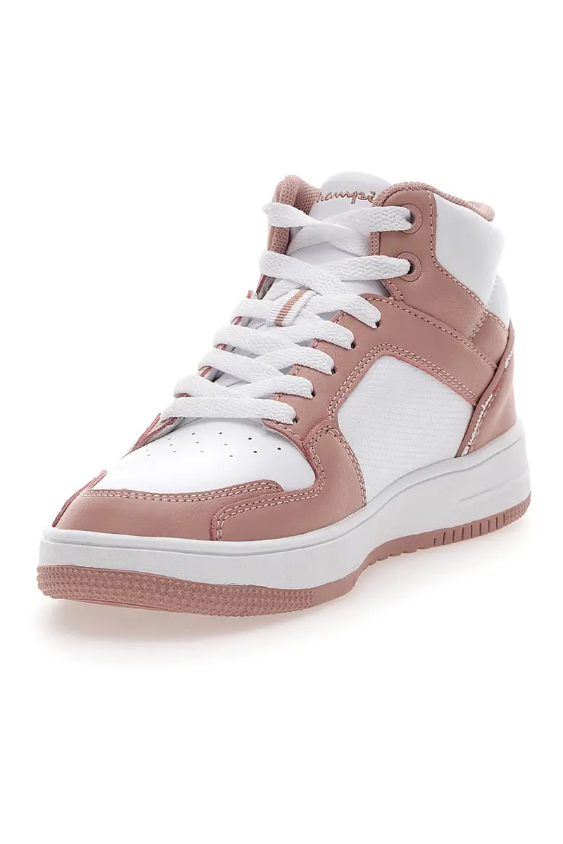 Sneakers Bianche e Rosa Champion Rebound 2 Mid miniatura 3