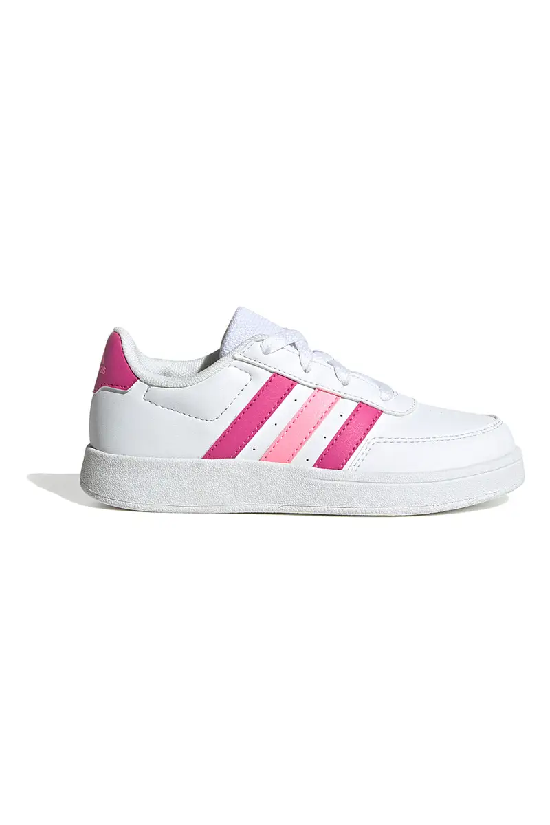 Sneakers bianche e rosa con lacci ADIDAS Breaknet 2.0 K