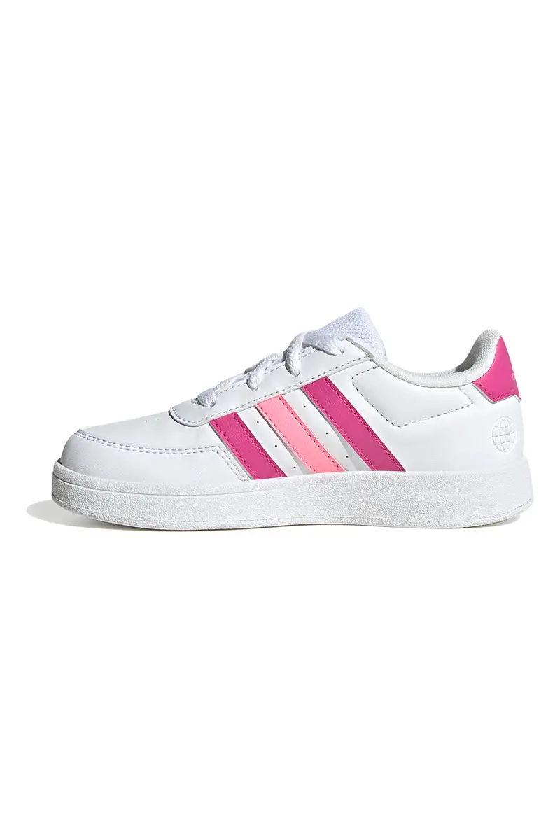 Sneakers bianche e rosa con lacci ADIDAS Breaknet 2.0 K miniatura 2