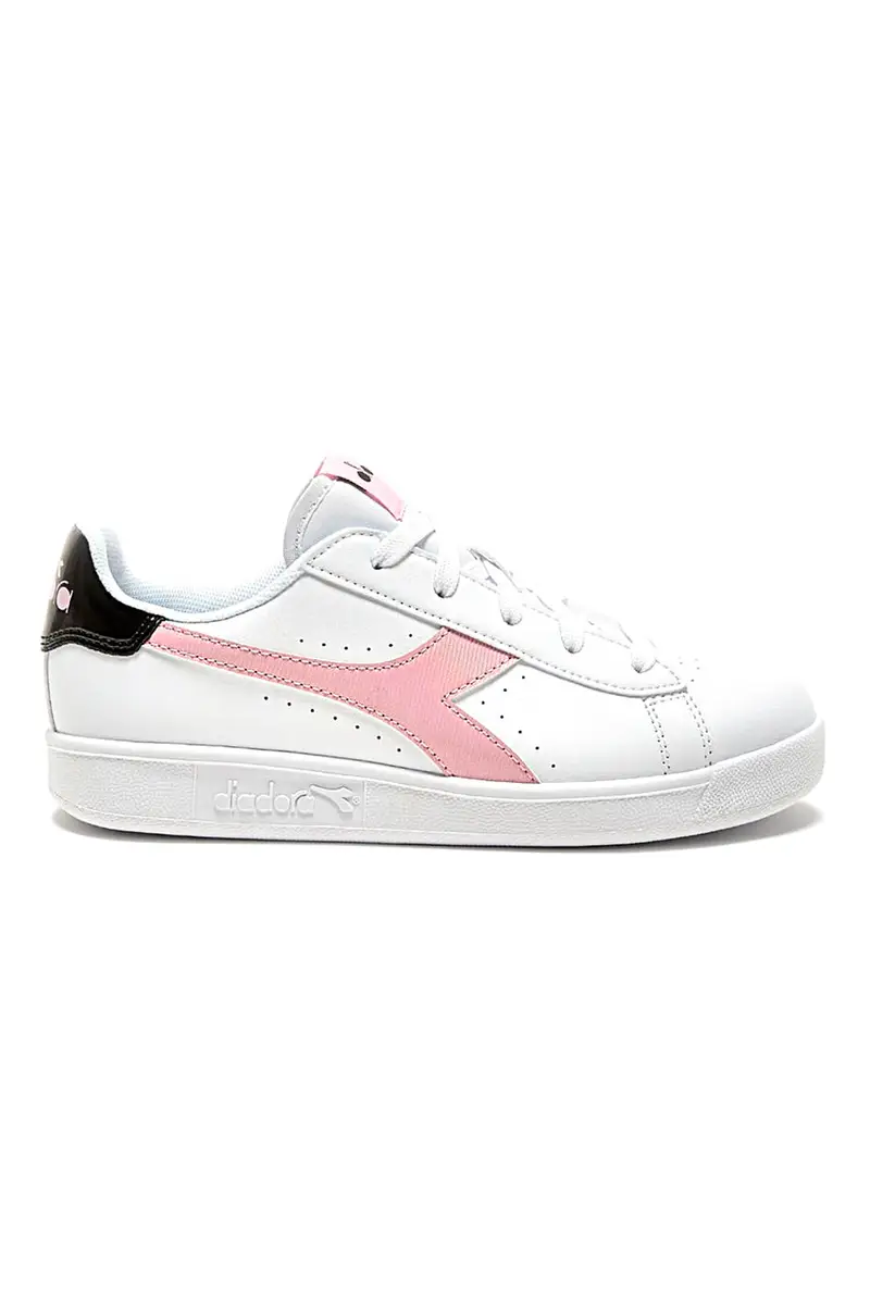 Sneakers Bianche e Rosa Con Logo Laterale DIADORA GAME P GS GIRL