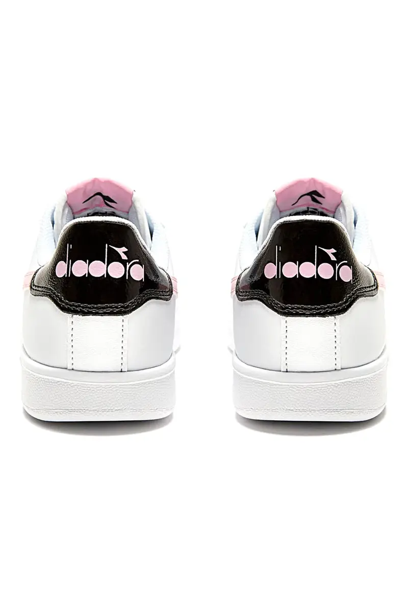Sneakers Bianche e Rosa Con Logo Laterale DIADORA GAME P GS GIRL miniatura 3