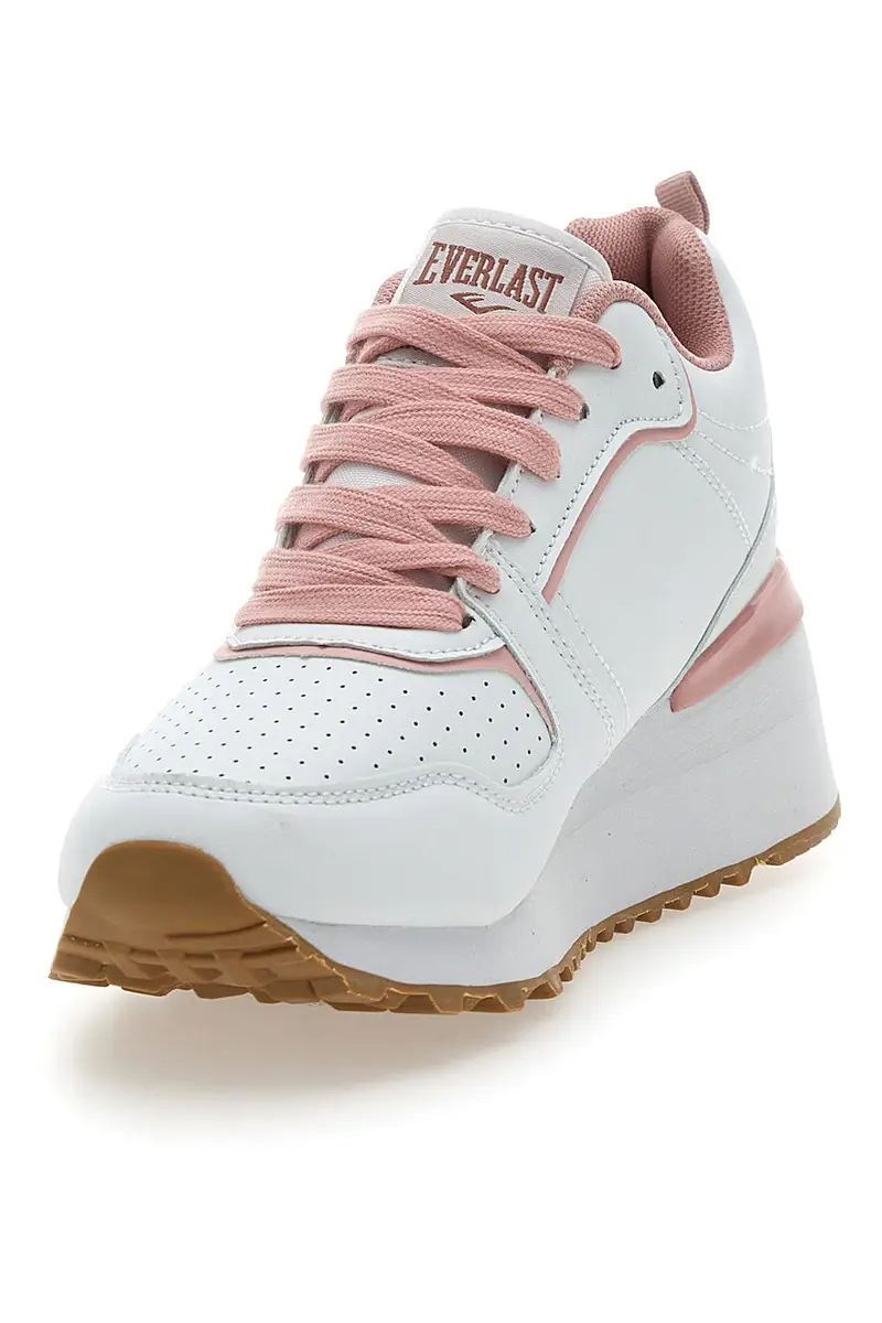 Sneakers Bianche e Rosa Con Platform Everlast Ev129 miniatura 3