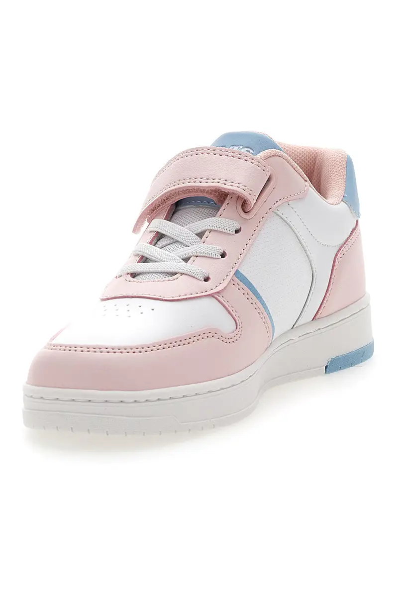 Sneakers Bianche e Rosa con Tomaia Traforata e Velcro LEVI'S 3004 miniatura 3