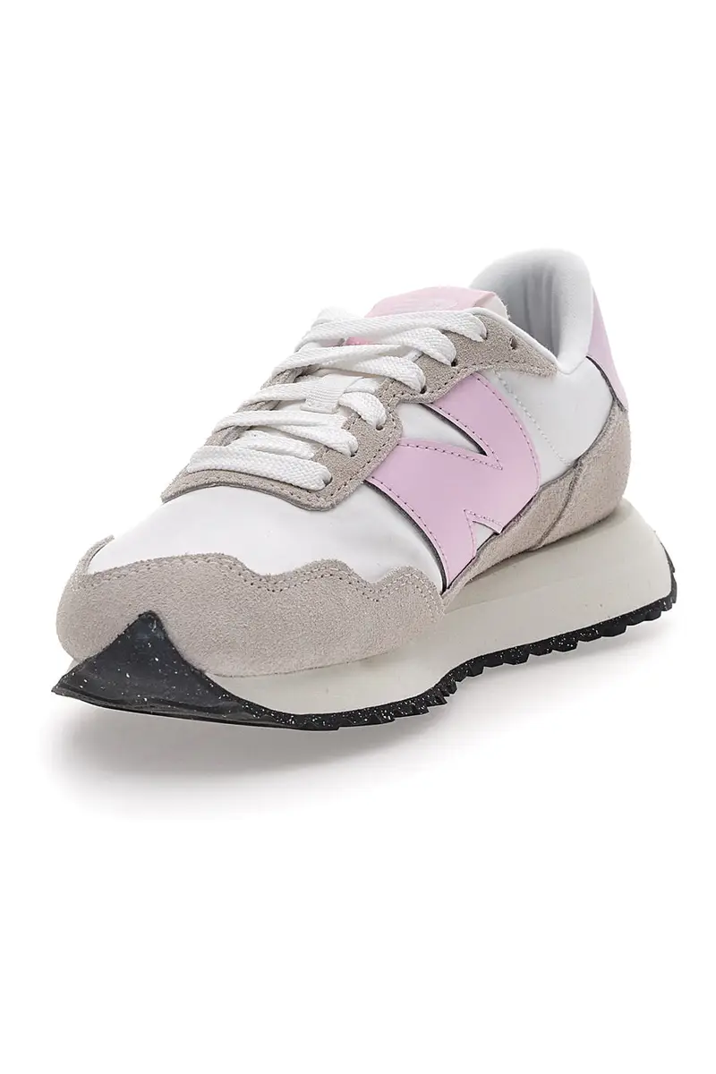 Sneakers Bianche e Rosa da Donna New Balance 237 miniatura 3