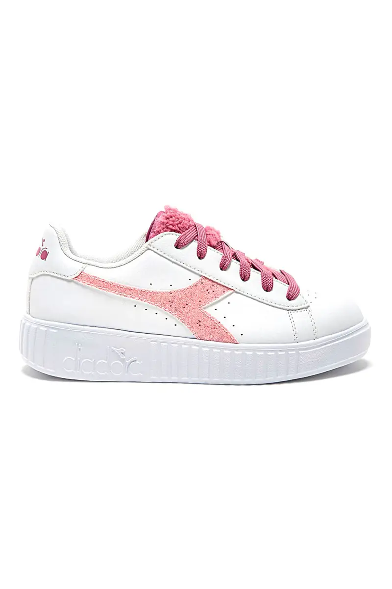Sneakers Bianche e Rosa DIADORA GAME STEP P GS FLUFFY