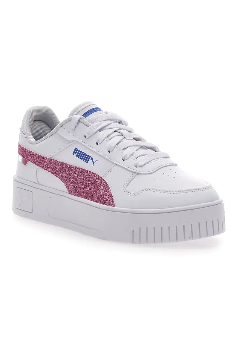 Sneakers Bianche e Rosa Puma Carina Street Deep Dive Jr miniatura 2