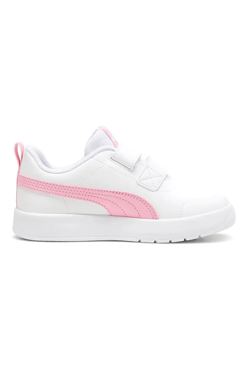 Sneakers Bianche e Rosa Puma Courtflex v3 Ps