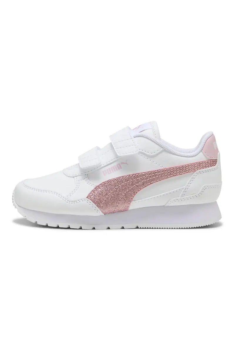 Sneakers Bianche e Rosa Puma St Runner V4 Sl Glitter V Ps