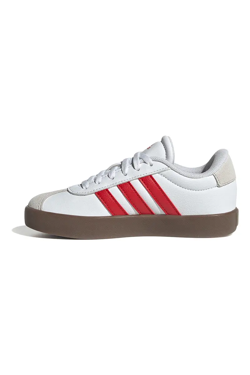 Sneakers Bianche e Rosse Adidas VL Court 3 miniatura 3
