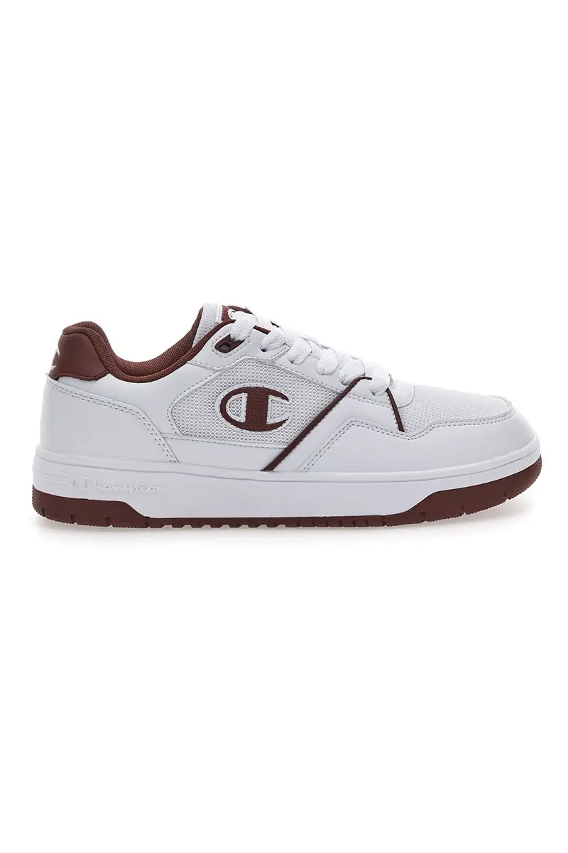 Sneakers Bianche e Rosse Con Logo Laterale Champion RD18 Lite Mesh