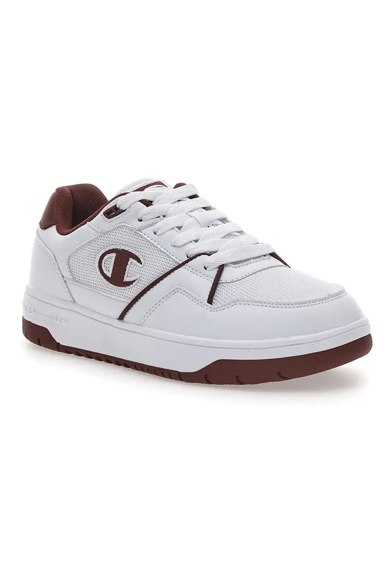 Sneakers Bianche e Rosse Con Logo Laterale Champion RD18 Lite Mesh miniatura 2