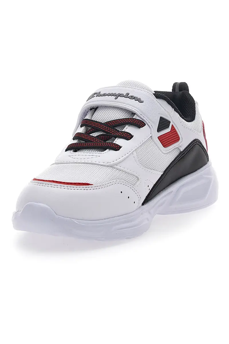 Sneakers Bianche e Rosse Con Luci Champion Wave B PS miniatura 3