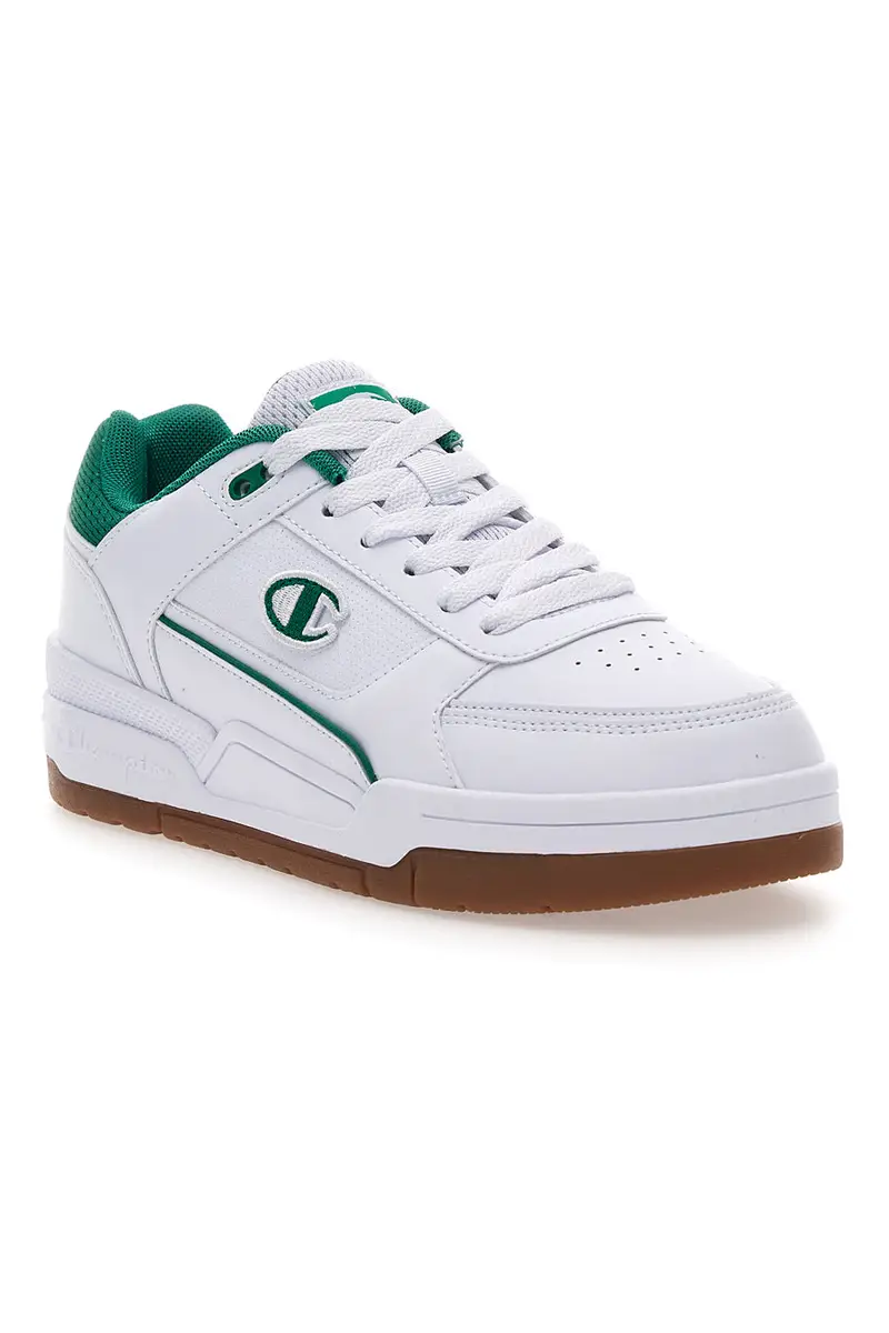 Sneakers Bianche e Verdi con Tomaia Traforata CHAMPION RD18 HERITAGE LOW miniatura 2
